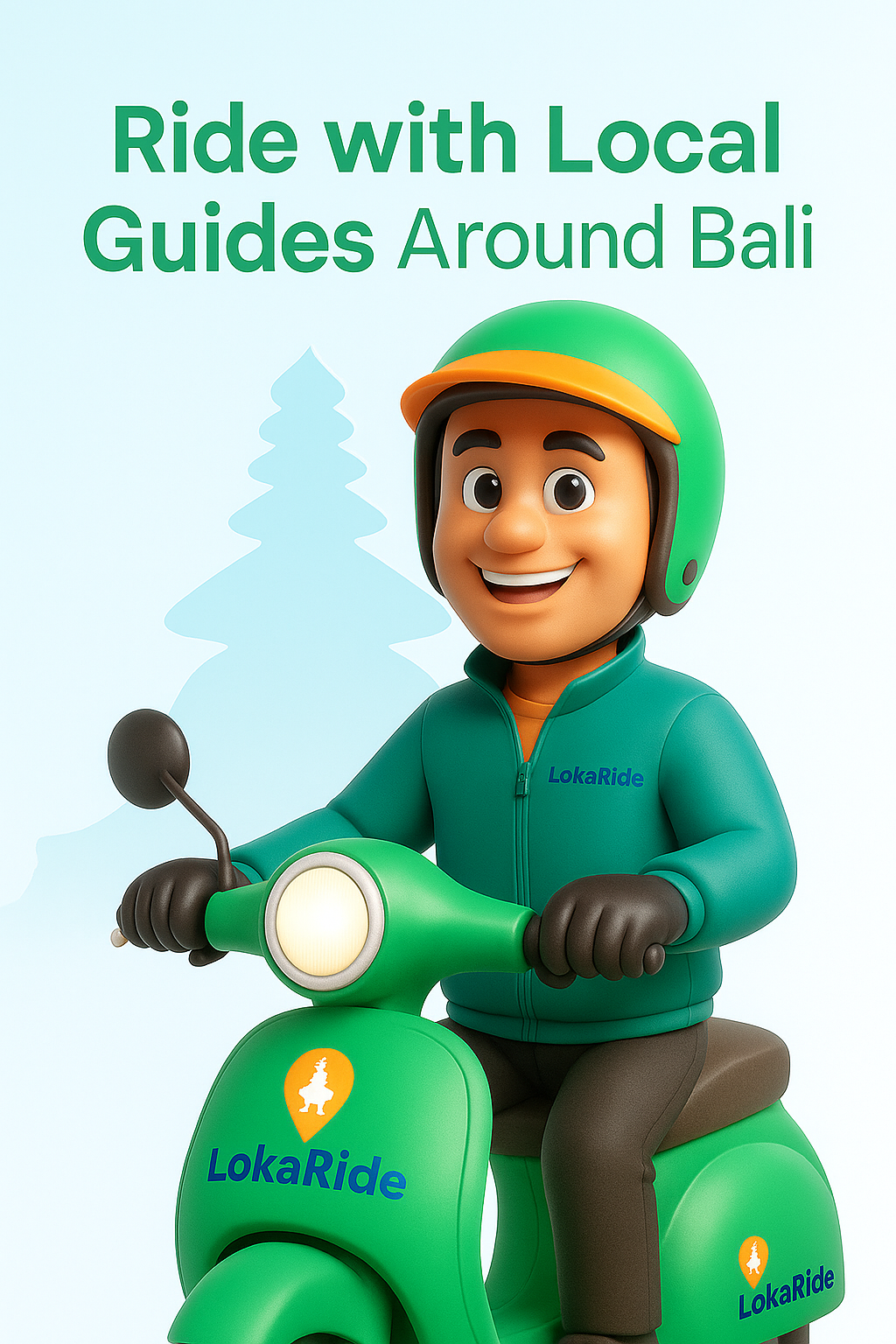 Bali tour by motorbike